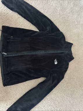 The North Face Black Plush Fleece Full-Zip Jacket